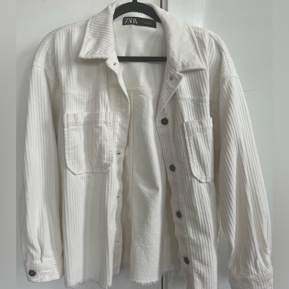 Zara button down shacket
